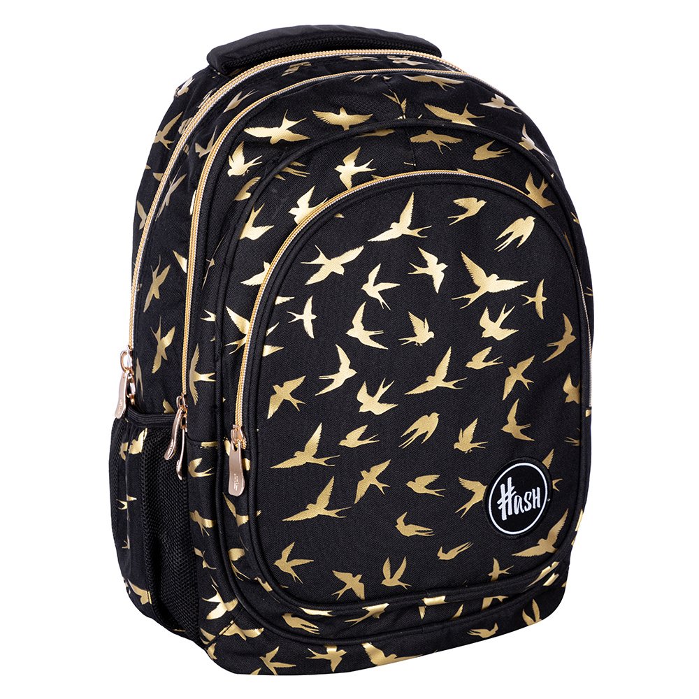 

Школьный рюкзак Astra Hash golden birds 502022144 (черный)