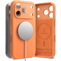 Чехол для телефона Ringke Silicone Magnetic для iPhone 17 Pro Max (Tangerine)