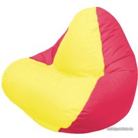 Кресло-мешок Flagman Relax Г4.1-032 (желтый, красный)