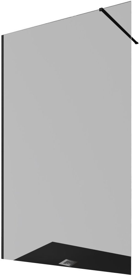 

Душевая стенка Allen Brau Infinity 1 3.21016.BBA.T 323808 (черный браш)