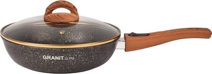 

Сковорода Kukmara Granit Ultra Black-Gold сгбг243а