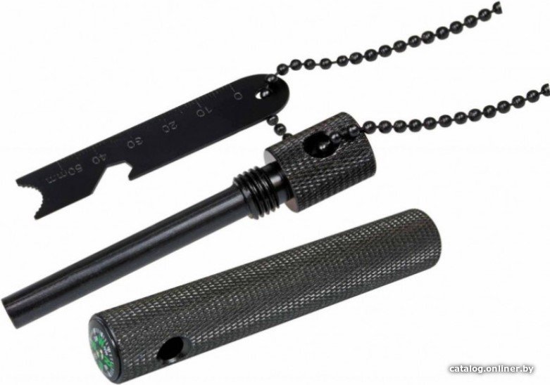 Огниво Boker Solingen Fire Starter с компасом и линейкой 09BO778