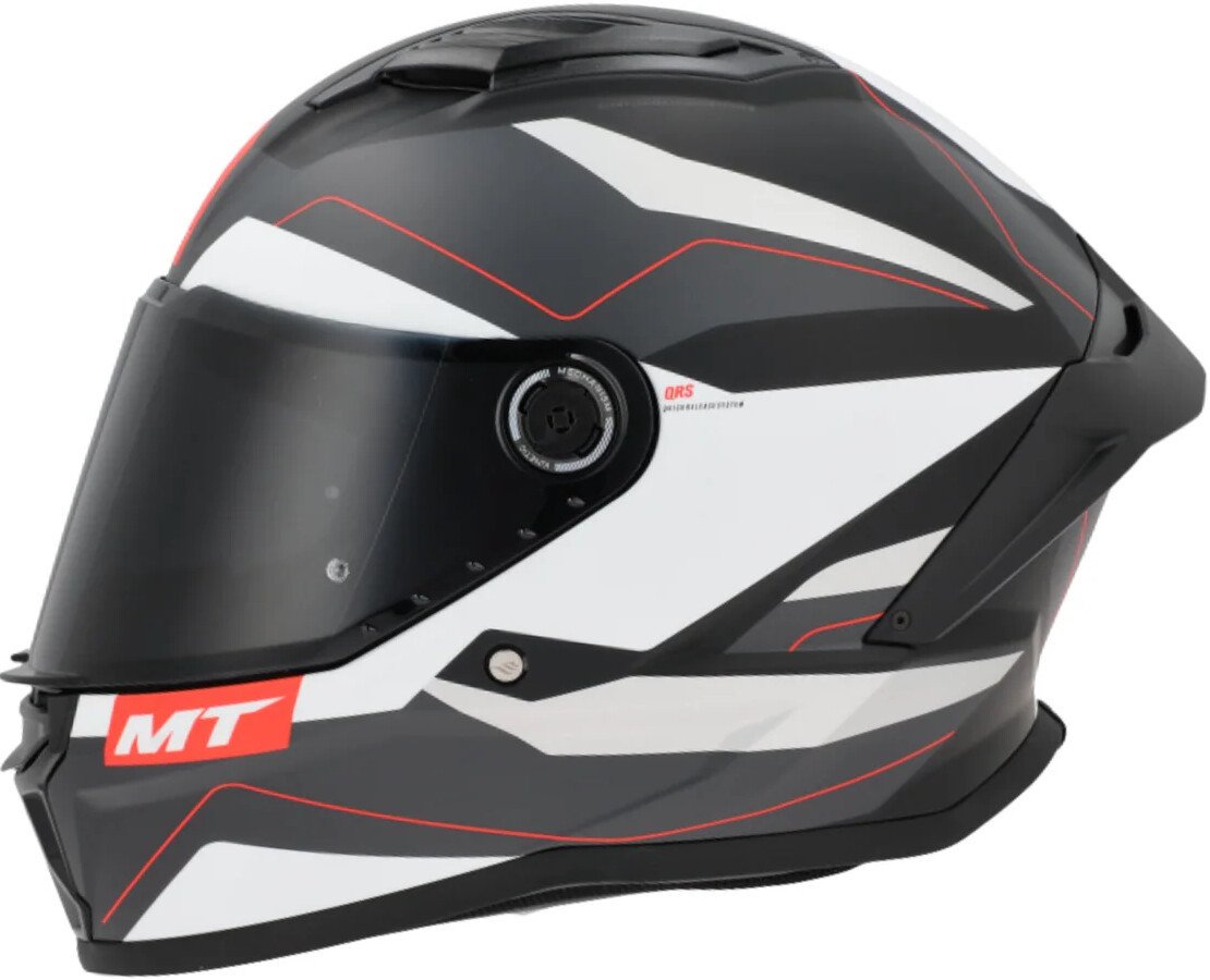 Мотошлем MT Helmets Stinger 2 Micro (L, черный/белый)
