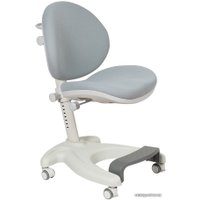 Детское ортопедическое кресло Fun Desk Cielo с подставкой для ног (серый)