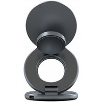 Беспроводное зарядное Magssory Signature Disc Pro для Apple 3 в 1 WCH073 (темно-серый)