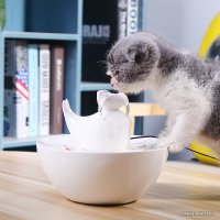 Фонтанчик Catsy Электрический (белый кит)