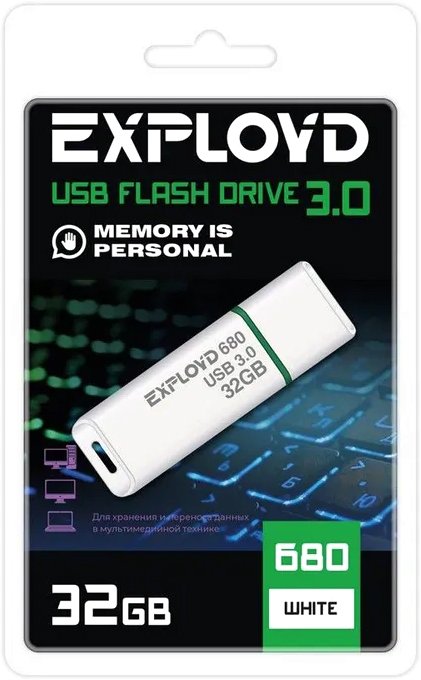 

USB Flash Exployd 680 32GB (белый)