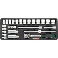 Набор трещотка с головками Toptul GCAT2502 25 предметов