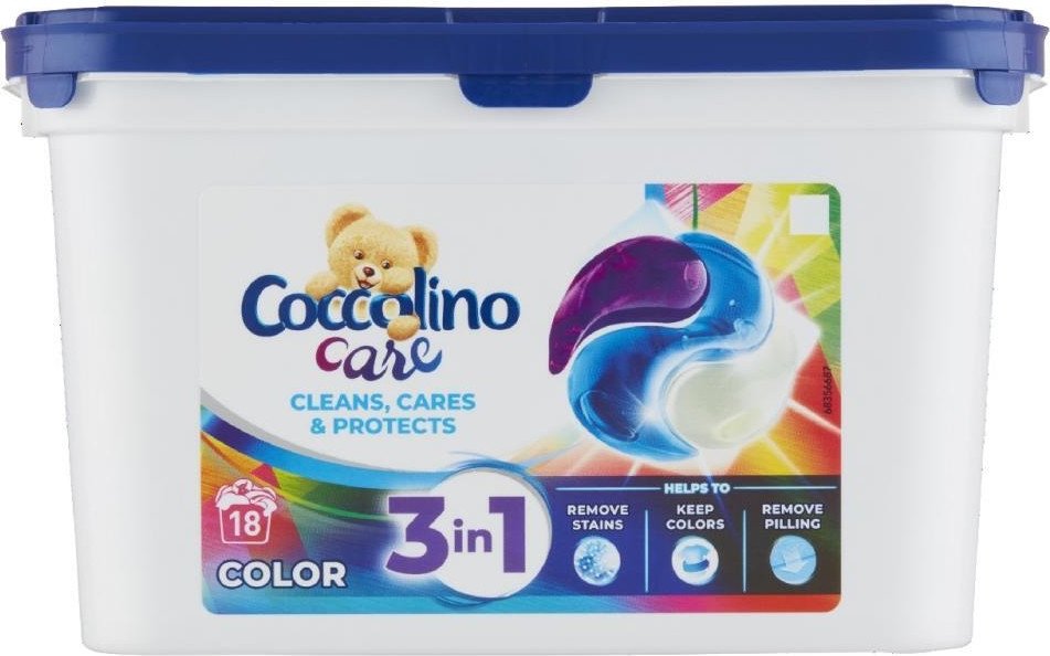 

Капсулы для стирки Coccolino 3в1 Color для цветного белья (18 шт)