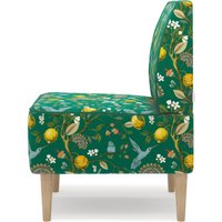 Интерьерное кресло MONOFIX Одос Принт кресло (лимон зеленый/микровелюр)