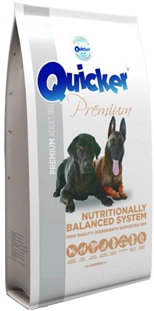 

Сухой корм для собак Quicker Premium Adult Big для крупных пород 20 кг