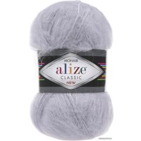 Пряжа для вязания Alize Mohair classic 52 (200 м, светло-серый)