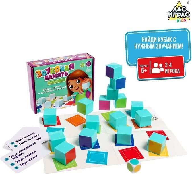 

Карточная игра Лас Играс Звуковая память 6255815