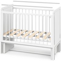 Классическая детская кроватка Indigo Classic маятник (белая аляска)