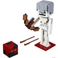 Конструктор LEGO Minecraft 21150 Большие фигурки Minecraft, скелет с кубом магмы