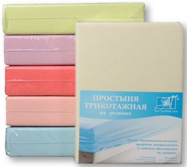 

Постельное белье Альвитек Трикотажная на резинке 140x200x20 ПТР-МО-140 (молочный)
