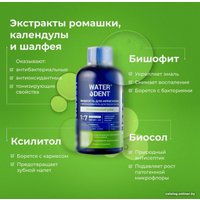 Жидкость для ирригатора Waterdent Комплексный уход + ополаскиватель для полости рта 2 в 1 500 мл