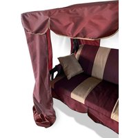 Садовые качели LetoLux Капри (бордовый)