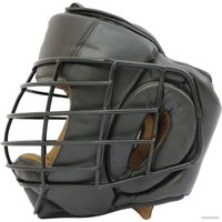 Cпортивный шлем BoyBo Flexy с металлической решеткой (S, черный)