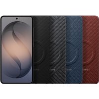 Чехол для телефона Samsung Carbon Magnet Case для Samsung Galaxy S26 (темно-синий)