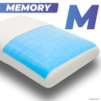 Ортопедическая подушка Фабрика сна Memory-4 M gel 60x40x12