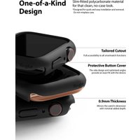 Чехол Ringke Slim для Apple Watch Se3/Se2/Se/6/5/4 44mm Clear(1шт) + Black(1шт)