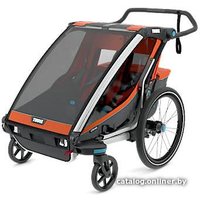 Детский велоприцеп Thule Chariot Cross 2 (Roarange/Dark Shadow)