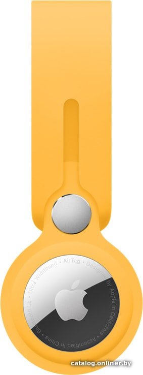 Брелок для Bluetooth-метки Apple AirTag Loop MK0W3 (ярко-желтый)