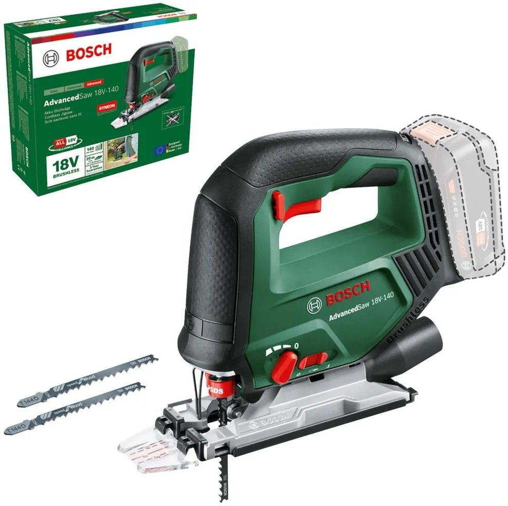 

Электролобзик Bosch AdvancedSaw 18V-140 0603013000 (без АКБ)