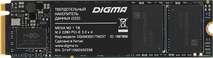 Digma Mega M2 1TB DGSM3001TM23T