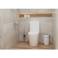 Унитаз напольный Lauter W76 P-TRAP 21122762 + гигиенический душ Infinity 21LT0103CH (горизонтальный выпуск)