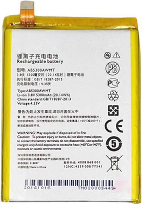 

Аккумулятор для телефона Копия Philips Xenium W6610 [AB5300AWMT]
