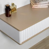 Туалетный столик без зеркала Shtabe Royal 5014 эко (макиато)