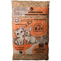 Наполнитель для туалета Rabbit Home Древесный (3 кг)