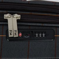 Чемодан-спиннер Francesco Molinary 219-1094FM-5-20GRY (серый)