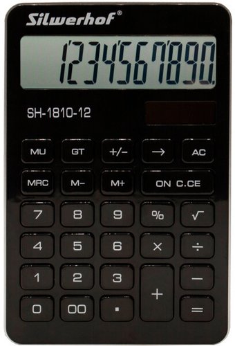 Бухгалтерский калькулятор Silwerhof SH-1810-12