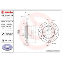  Brembo 0951961X