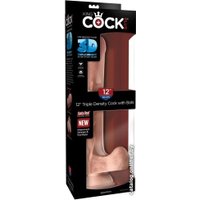 Фаллоимитатор Pipedream King Cock Plus Triple Density 33 см PD5723-21