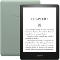 Электронная книга Amazon Kindle Paperwhite 2022 16GB Ad-Supported (зеленый)