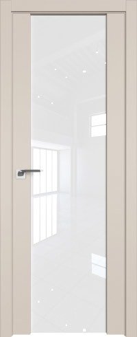 Межкомнатная дверь ProfilDoors 8U L 80x200 (санд/триплекс белый)