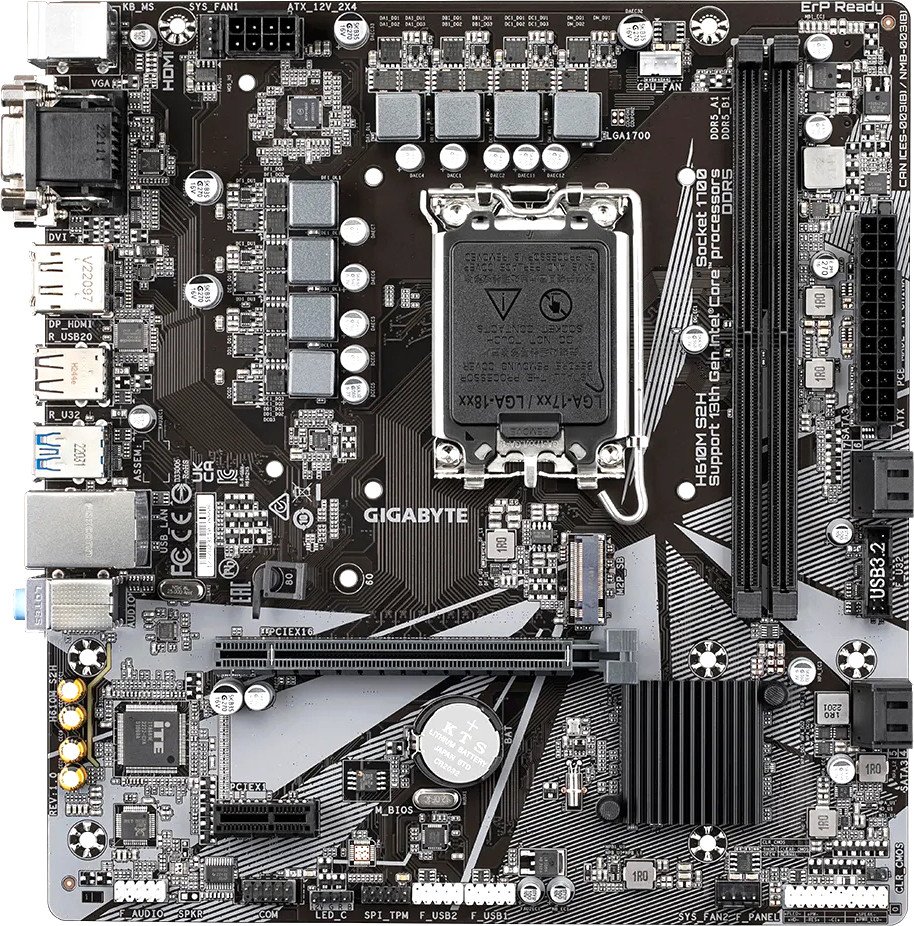 

Материнская плата Gigabyte H610M S2H (rev. 1.0)
