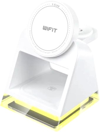 Беспроводное зарядное TFN WIF-WF014WH 15W (белый)