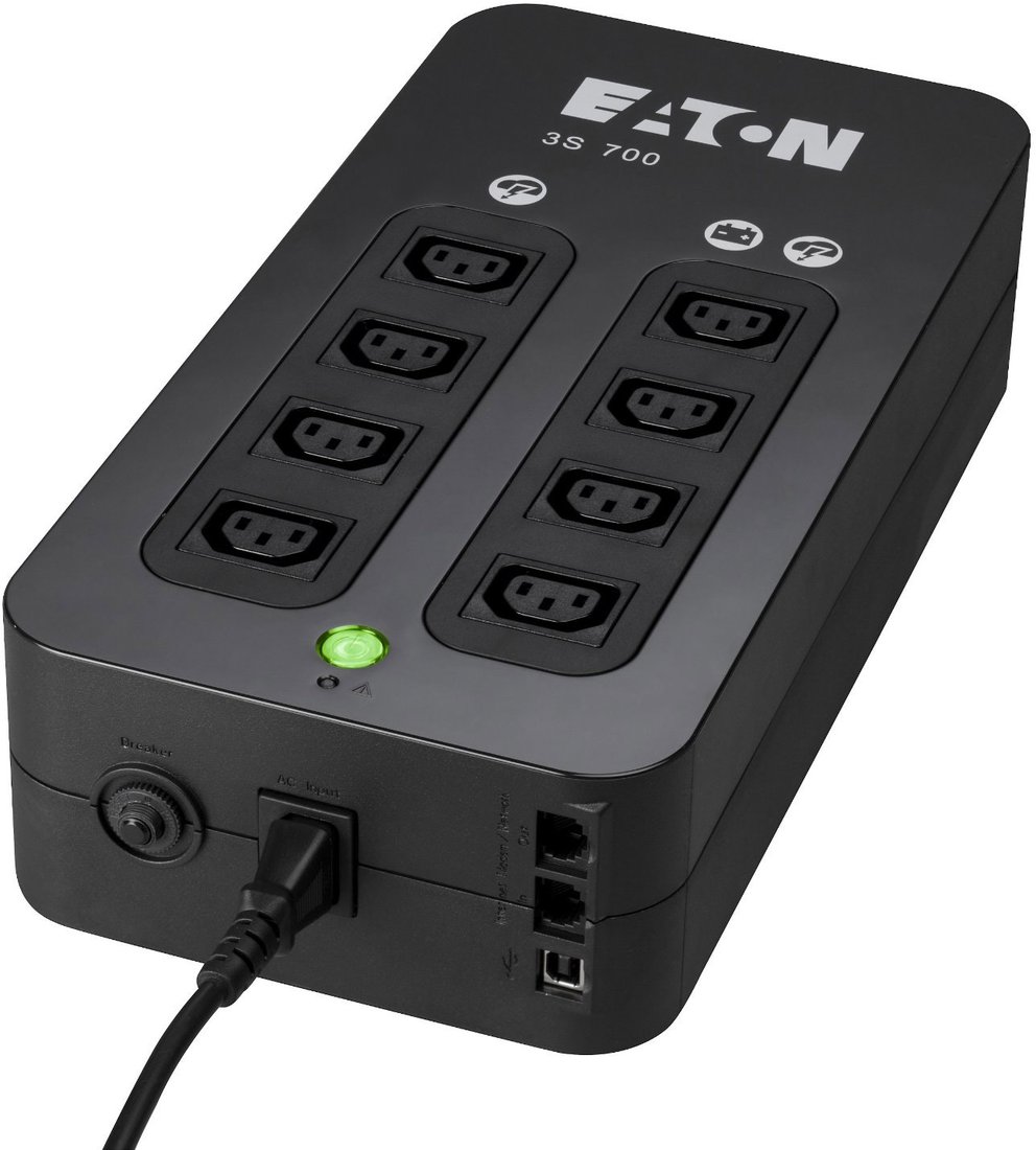 

Источник бесперебойного питания Eaton 3S 700VA (3S700IEC)