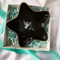 Подставка декоративная Wood_N_Sea Звезда (черный)