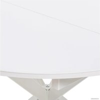 Кухонный стол Мебель Импэкс Leset Капри (белый/стекло белое)