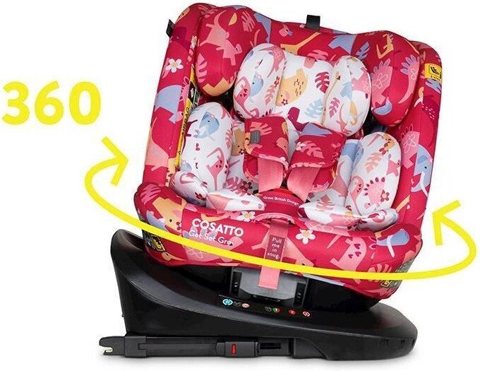 Детское автокресло Cosatto Get Set Gro I-Size 360 (dino delite)