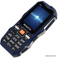 Кнопочный телефон Maxvi P100 (синий)