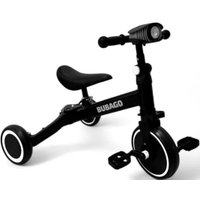 Беговел-велосипед Bubago Split BG S-157-3 (черный/белый)