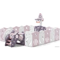 Игровой манеж UNIX kids SUPREME Space 200x200 Rose