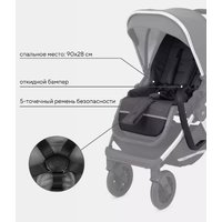 Универсальная коляска Rant MOWbaby Tilda MB064 (2 в 1, графит)